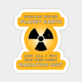 Such a lousy radiation suit Sticker